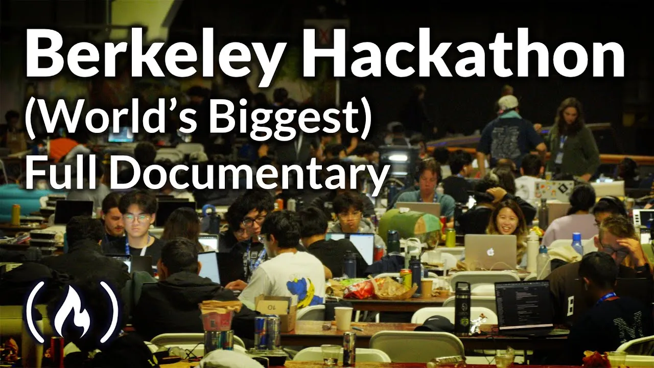 Portada del documental de freeCodeCamp sobre Cal Hacks